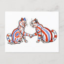 Suche nach striped postkarten Gestreifte katzen
