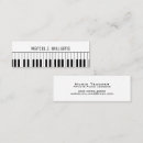 Suche nach klavierunterricht visitenkarten Pianist