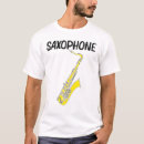 Recherche de joueurs de saxophone tshirts Jazz