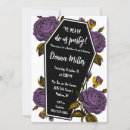 Recherche de cercueil cartes invitations Violet