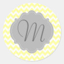 Recherche de chevron jaune et gris autocollants Zigzag
