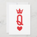 Recherche de roi et reine des coeurs invitations Poker