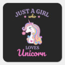 Recherche de licornes de kawaii autocollants Amant de licorne