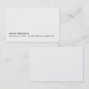 Recherche de minimalisme cartes visite Uni