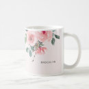Recherche de belle fleur rose tasses Élégant