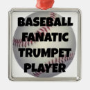 Recherche de joueur de baseball ornements Trompette