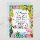 Recherche de perroquet rose invitations Aquarelle