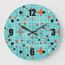 Recherche de les années 1950 horloges Turquoise