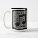 Suche nach vintage musik tassen Schwarz weiß