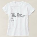 Recherche de sql tshirts Ordinateur