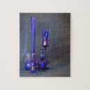Recherche de bleu vase puzzles Vintage
