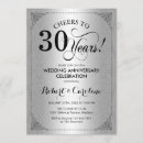 Recherche de sur 30 ans invitations Élégant