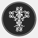 Suche nach weißes kreuz auf schwarzem aufkleber Religiös