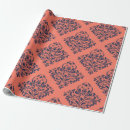 Recherche de corail papier cadeau Vintage
