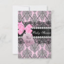 Recherche de rose de damassé invitations Dentelle