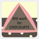 Recherche de citations de chocolat autocollants Drôle