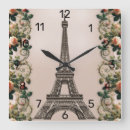 Suche nach paris eiffelturm wanduhren Rosen