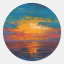 Suche nach abstrakte landschaft aufkleber Sonnenuntergang