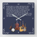 Recherche de mandoline horloges Bluegrass