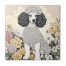 Recherche de caniches carreaux Fleurs