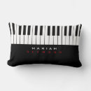 Recherche de musique piano coussins Noir