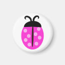Recherche de coccinelle rose magnets Girly