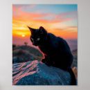 Recherche de silhouette de chat posters Toute personne