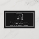 Recherche de déménagement cartes visite Noir et blanc