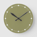 Recherche de olivier horloges Olive green