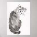 Suche nach sumi e poster Katze