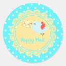 Recherche de oiseau heureux autocollants Jaune