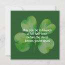 Recherche de carte jour saint patrick Bénédiction irlandaise