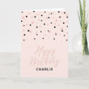 Recherche de pink vœux cartes Élégant