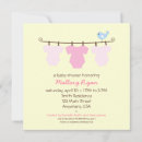 Recherche de corde linge invitations Fille