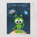 Recherche de alien mignon cartes postales Extraterrestre