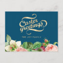 Recherche de pâques religieuse cartes postales Floral