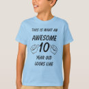 Suche nach 10 geburtstag für kinder tshirts Zehn
