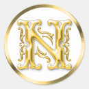 Suche nach buchstabe n aufkleber Gold