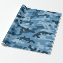 Recherche de camo bleu papier cadeau Militaire