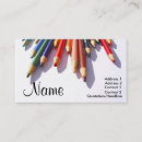 Recherche de crayon coloré cartes visite Couleurs