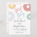 Recherche de pastel gender reveal invitations Révélateur de genre
