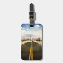 Recherche de voyage par la route bagages étiquettes Typographie