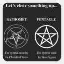 Recherche de wiccan autocollants Pentagramme