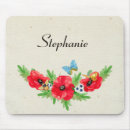 Recherche de papillon vintage tapis souris Aquarelle