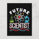 Recherche de scientifiques cartes postales Étudiant
