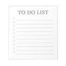 Recherche de pages blocsnotes Pour faire la liste