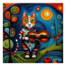 Suche nach fiddle poster Katze