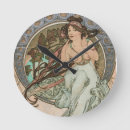 Suche nach alphonse mucha wanduhren Vintag