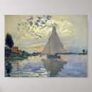 Suche nach monet meer poster Segelboot