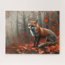 Recherche de red fox puzzles Animaux